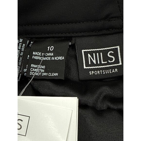 Nils Melissa Stretch Slacks Size 10 Black Waterproof Breathable - Picture 6 of 8